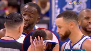 Read more about the article Draymond Green Ejected For Yelling At Ref, Steph Curry Gets Emotional