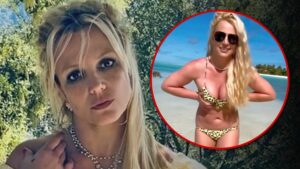 Read more about the article Britney Spears Provides Cryptically Dark Update, Frolics On Beach