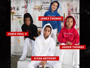 Read more about the article Carmelo, Chris Paul & Isaiah Thomas: Diddy Made Our Sons Supermodels!!