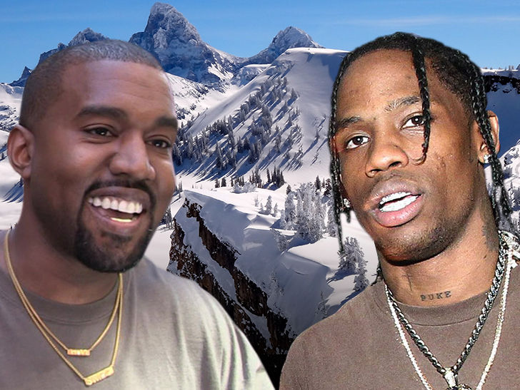 You are currently viewing Kanye West Returns to Wyoming to Write Songs with Travis Scott & Co.