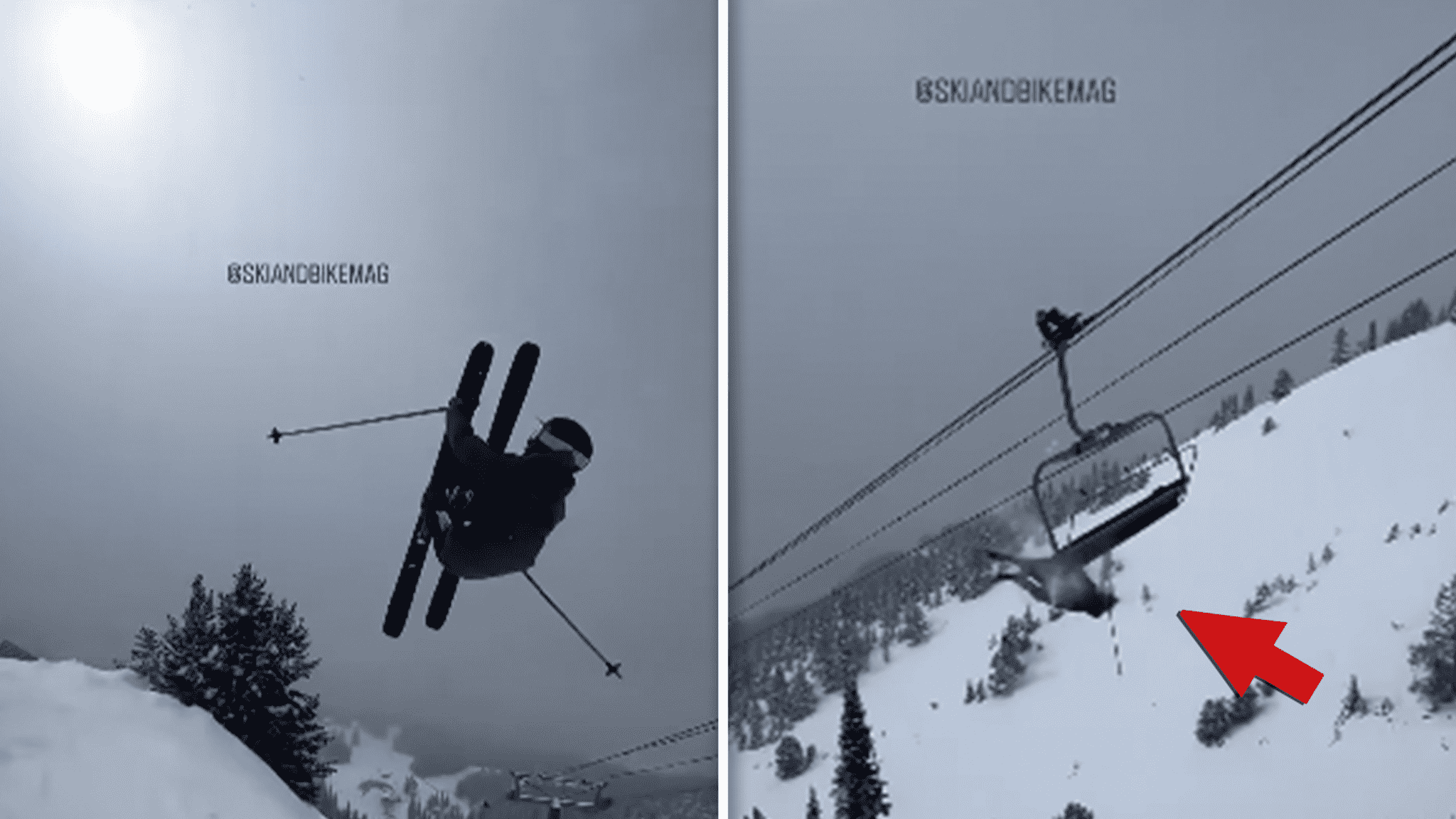 You are currently viewing Skier Crashes Into Chairlift During Big Air Stunt, Insane Video!