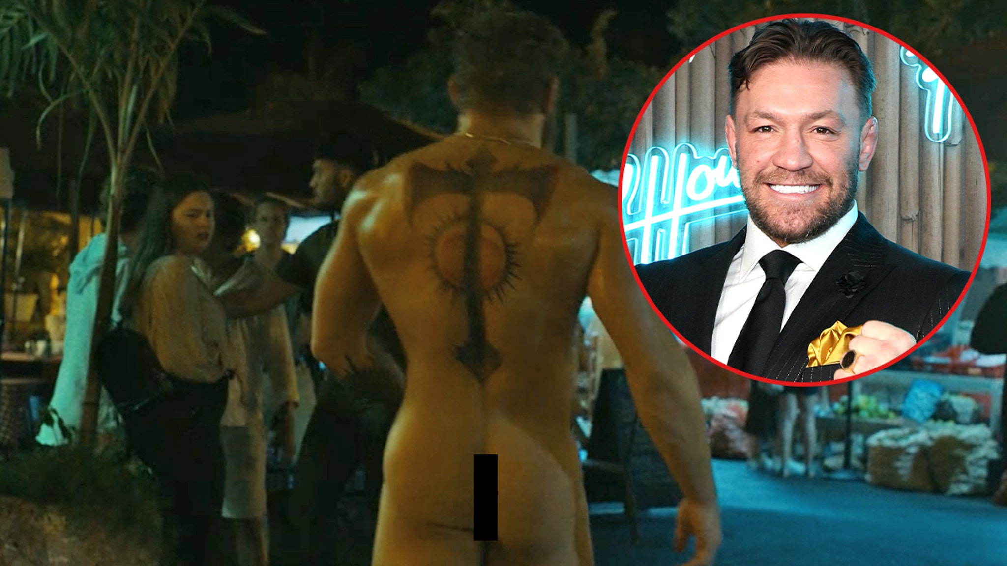 You are currently viewing Conor McGregor Gets Butt Naked For 'Road House' Movie, Nice Cheeks!