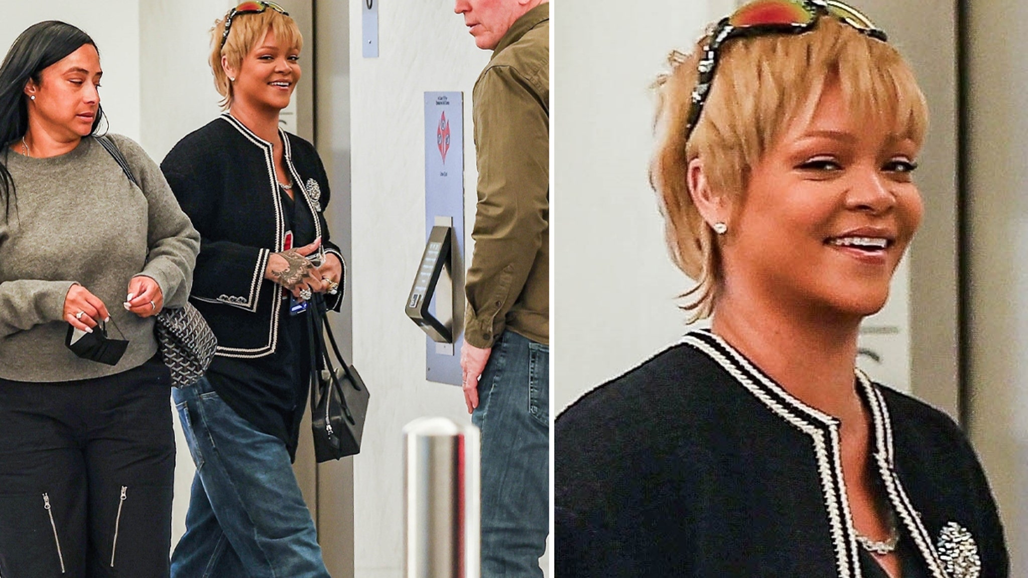 You are currently viewing Rihanna Flaunts New Blonde Hair in L.A., Rocking Really Short Look