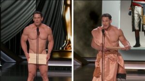 Read more about the article John Cena Undergoes Quick Wardrobe Change After Naked Oscars Moment