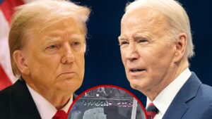 Read more about the article Donald Trump Shares Video of Joe Biden Restrained, Hogtied On Back Of Truck