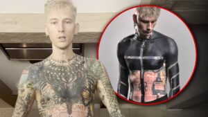 Read more about the article Machine Gun Kelly Posts Video Showing Full Upper Torso Blackout Tattoo