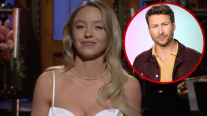 Read more about the article Sydney Sweeney Leans into Glen Powell Rumors for 'SNL' Laughs