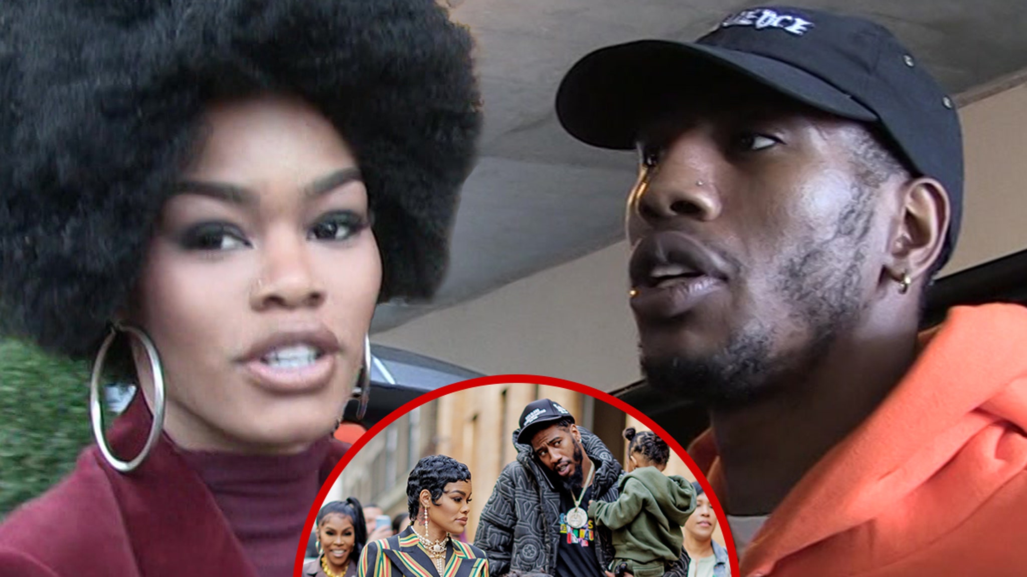 You are currently viewing Teyana Taylor Says Iman Shumpert's Adult Sleepovers Confusing Their Kids