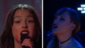 Read more about the article Olivia Rodrigo y Taylor Swift acallan los rumores de pelea en los Grammy