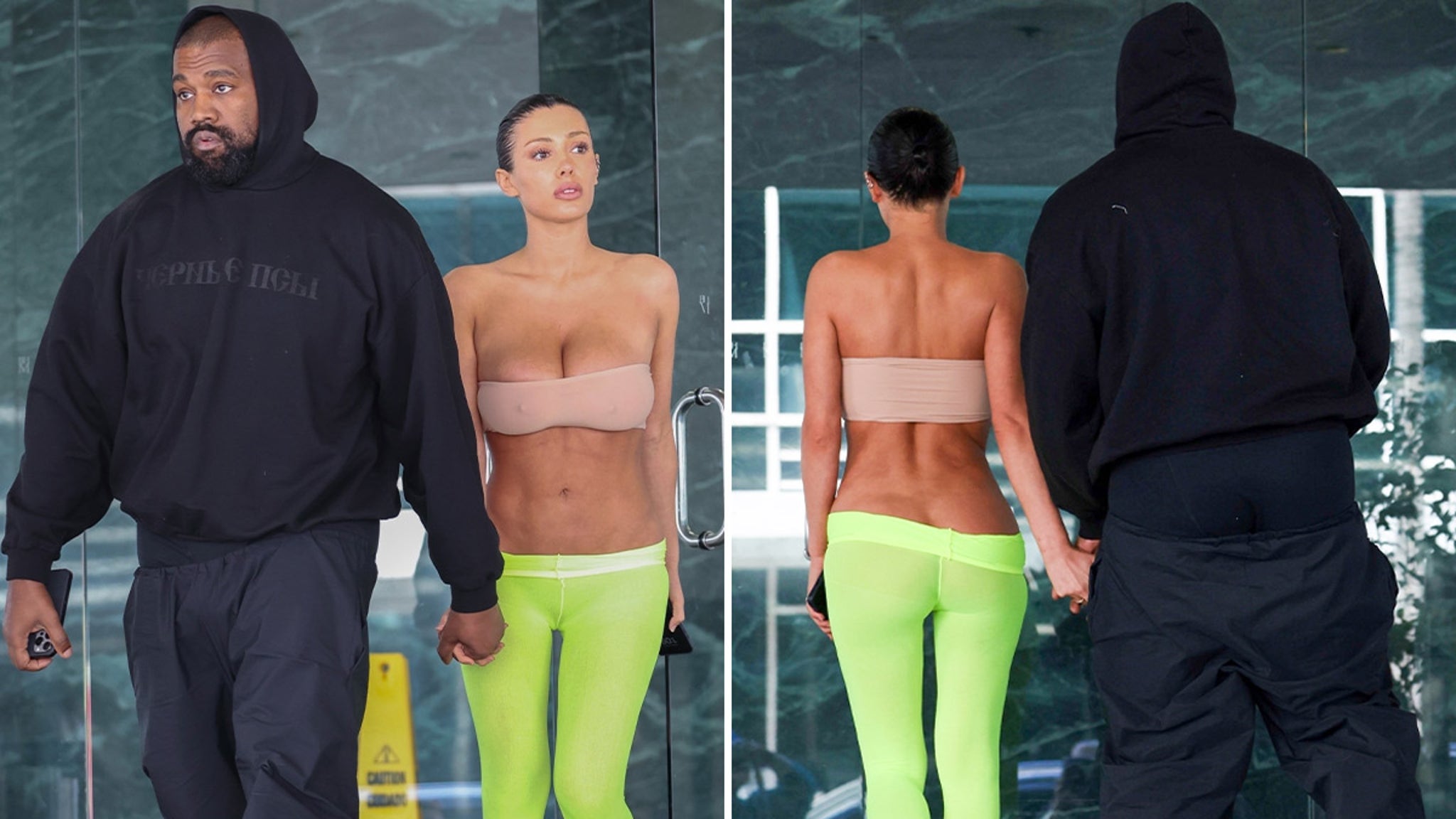 You are currently viewing Kanye West y Bianca Censori van a reuniones de negocios muy informales