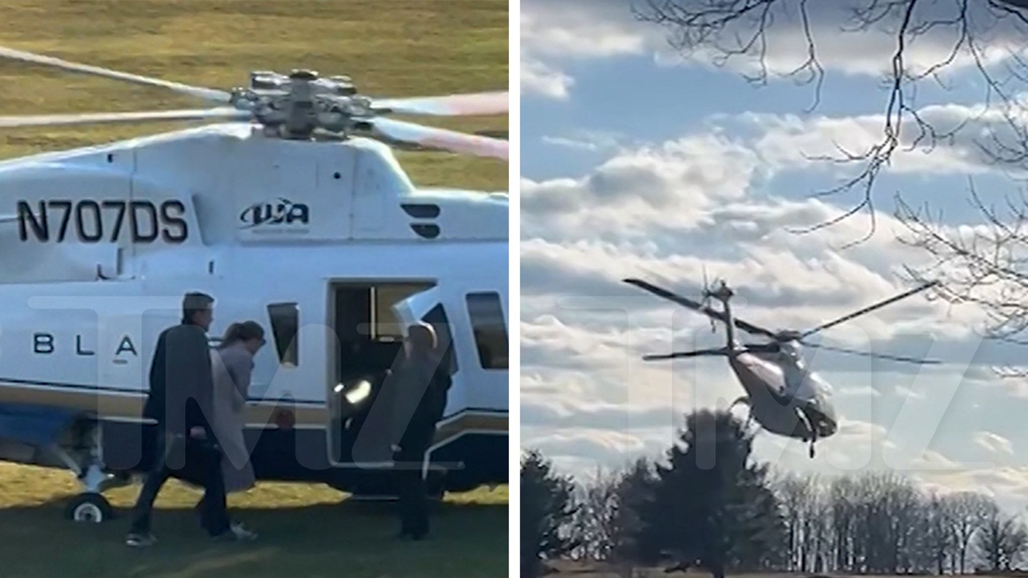 You are currently viewing Jennifer Lopez & Ben Affleck Board Private Helicopter During NYC Trip