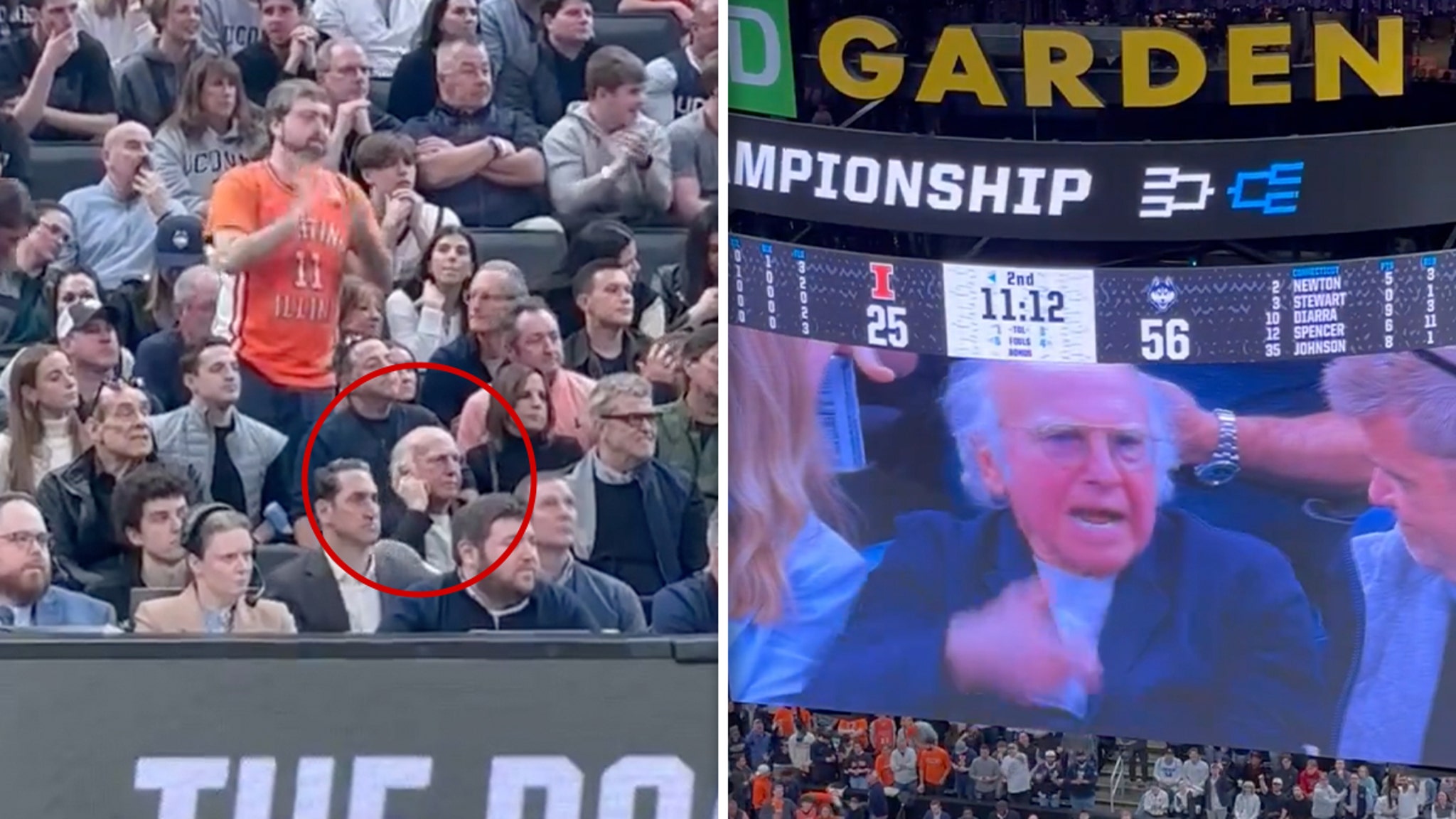 You are currently viewing Larry David Looked Totally Miserable During UConn’s March Madness Win